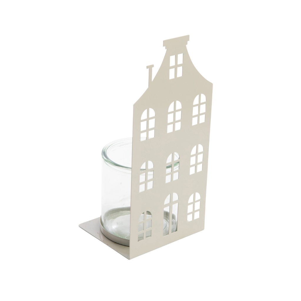 Windlicht Häuserfront