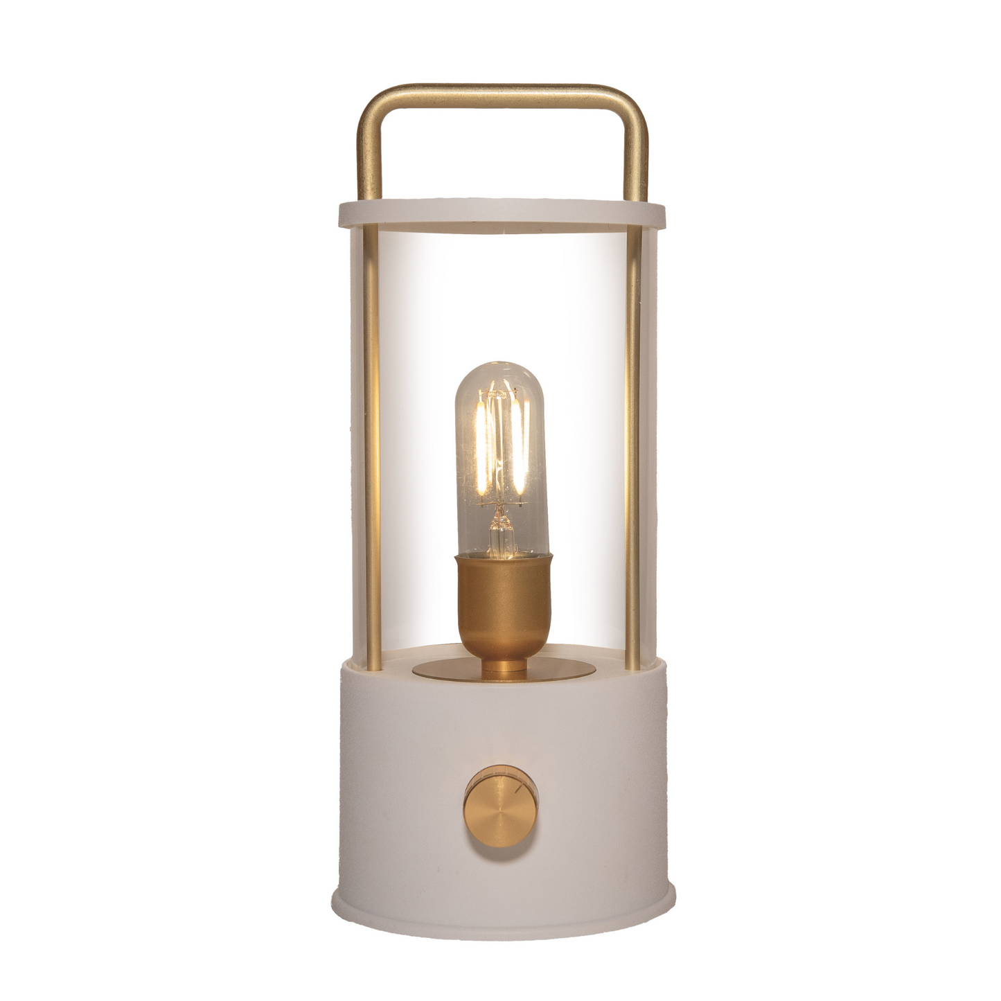 Elegante LED Laterne matt weiß | Anna`s Collection