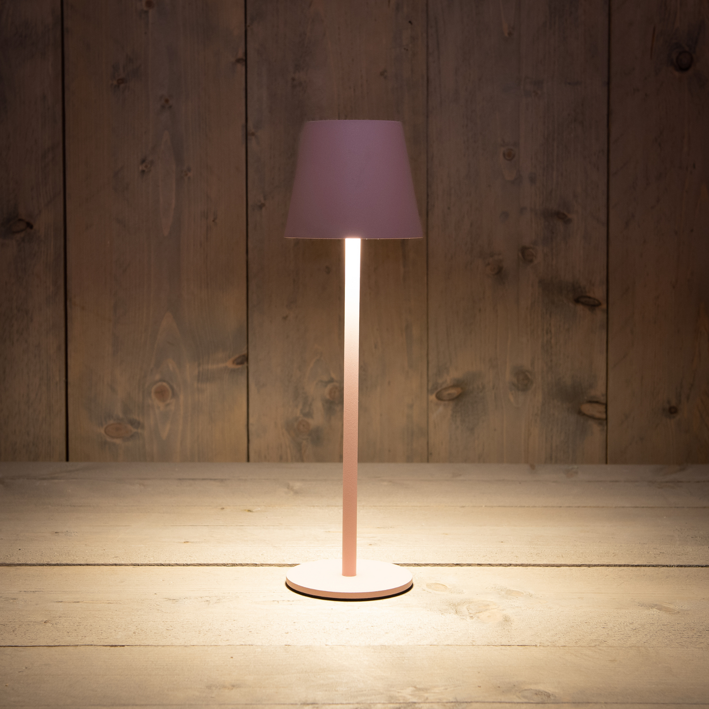 Tischlampe LED matt antik rosa 27,5 cm | Anna`s Collection