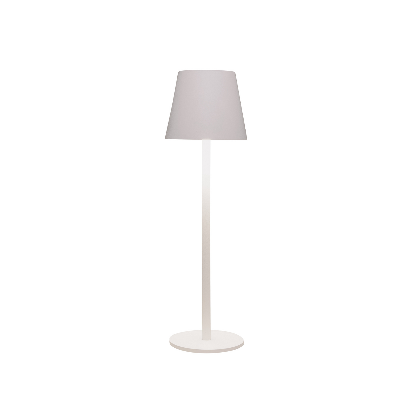 Tischlampe LED matt weiß