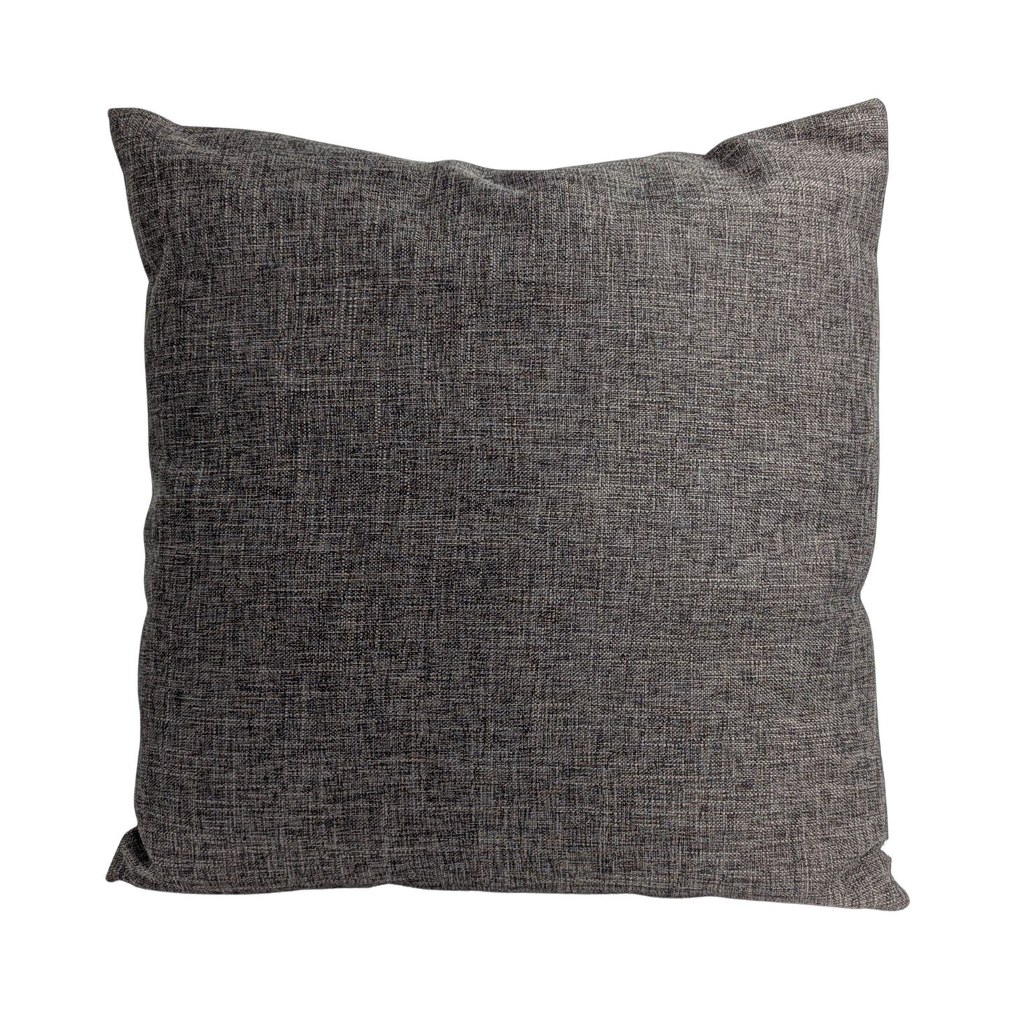 Zierkissen mit Webstruktur 45x45 cm grau