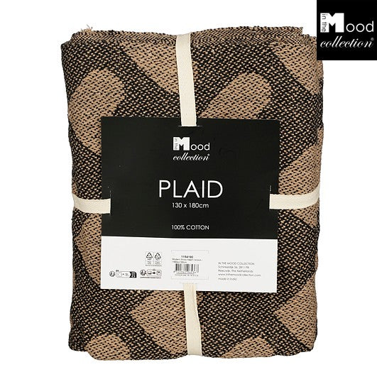 Decke / Reisedecke mit Herzen 180x130 cm