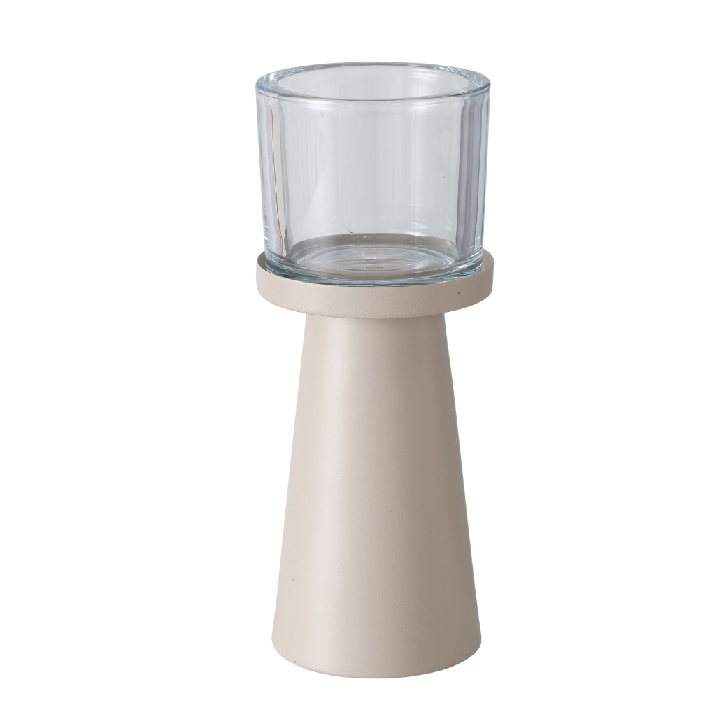 Kerzenhalter mit Windlicht | Boltze Home