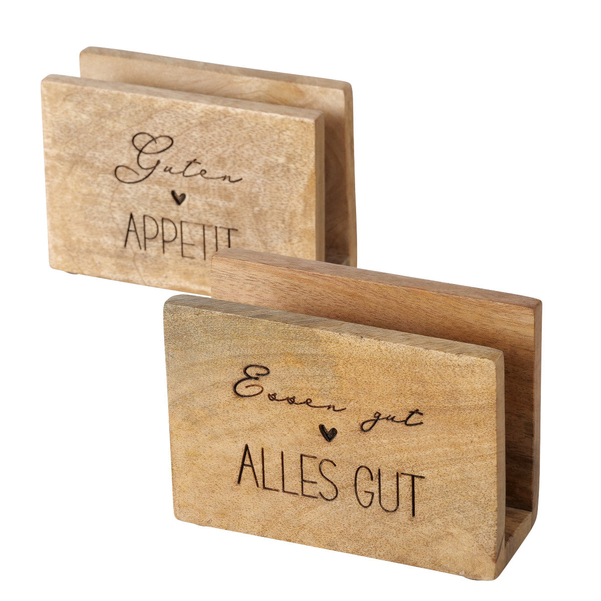Serviettenhalter aus Mangoholz