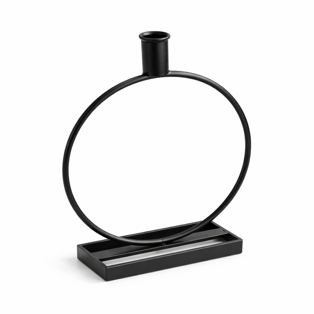 50253-074 Kerzenhalter Metall schwarz