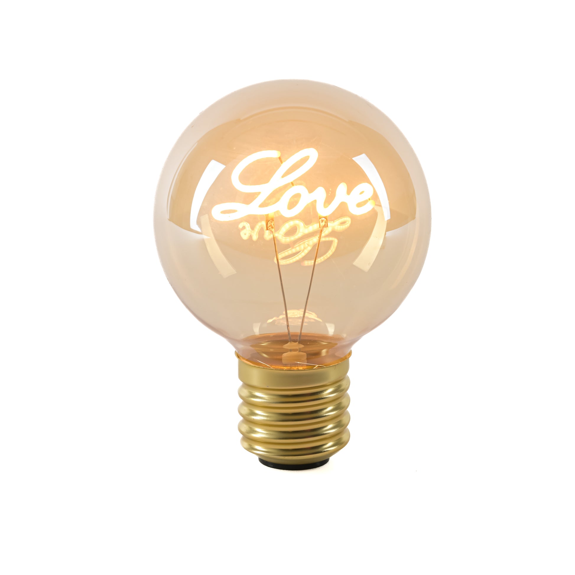 LED Glühbirne mit Schriftzug Love