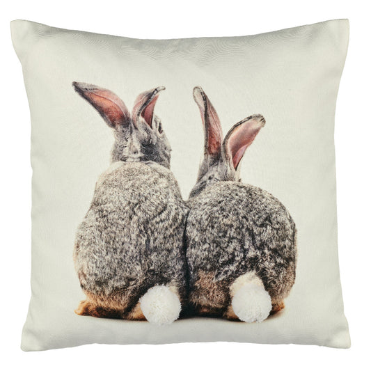 7026007-38 Kissen mit Hasenprint von CREATIVhome