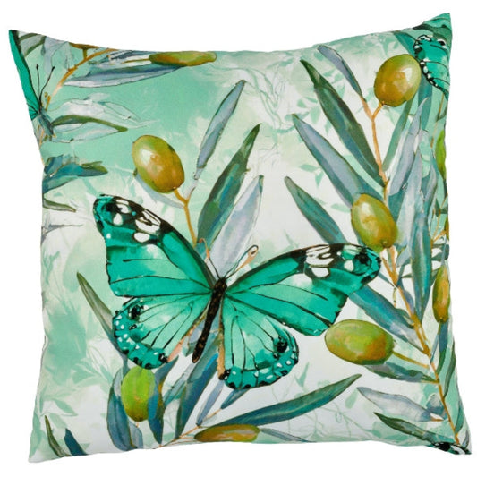 Outdoor-Kissen INSTYLE mit Oliven-Print 45x45