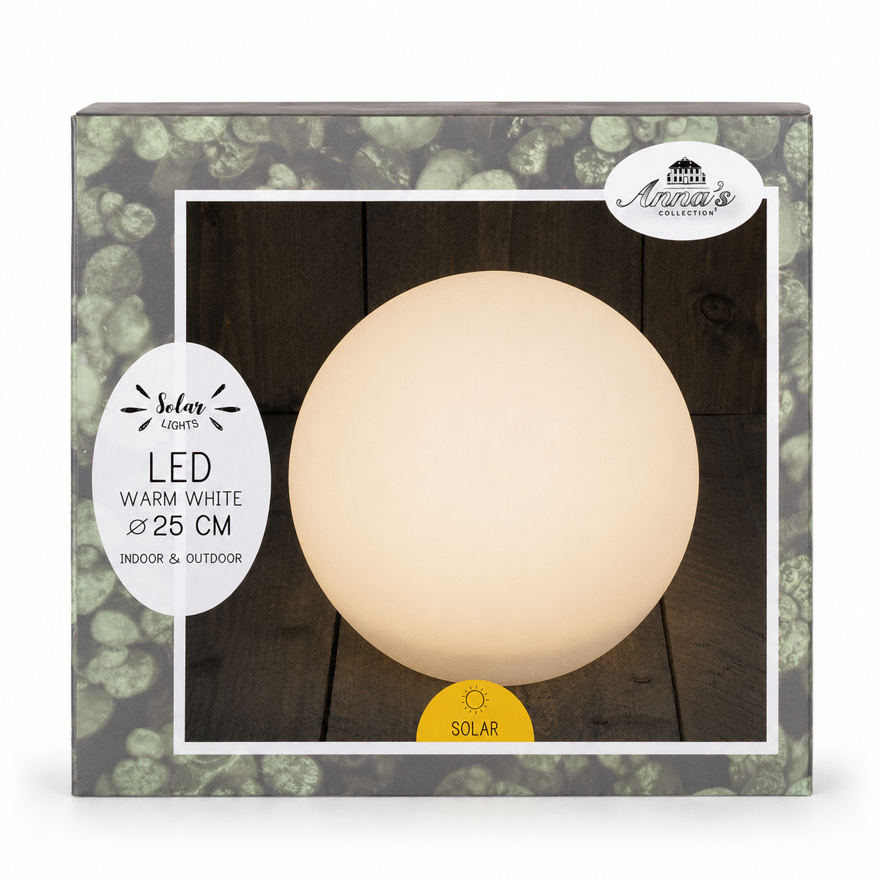 Solar LED-Kugellampe Ø 25 cm | Anna`s Collection