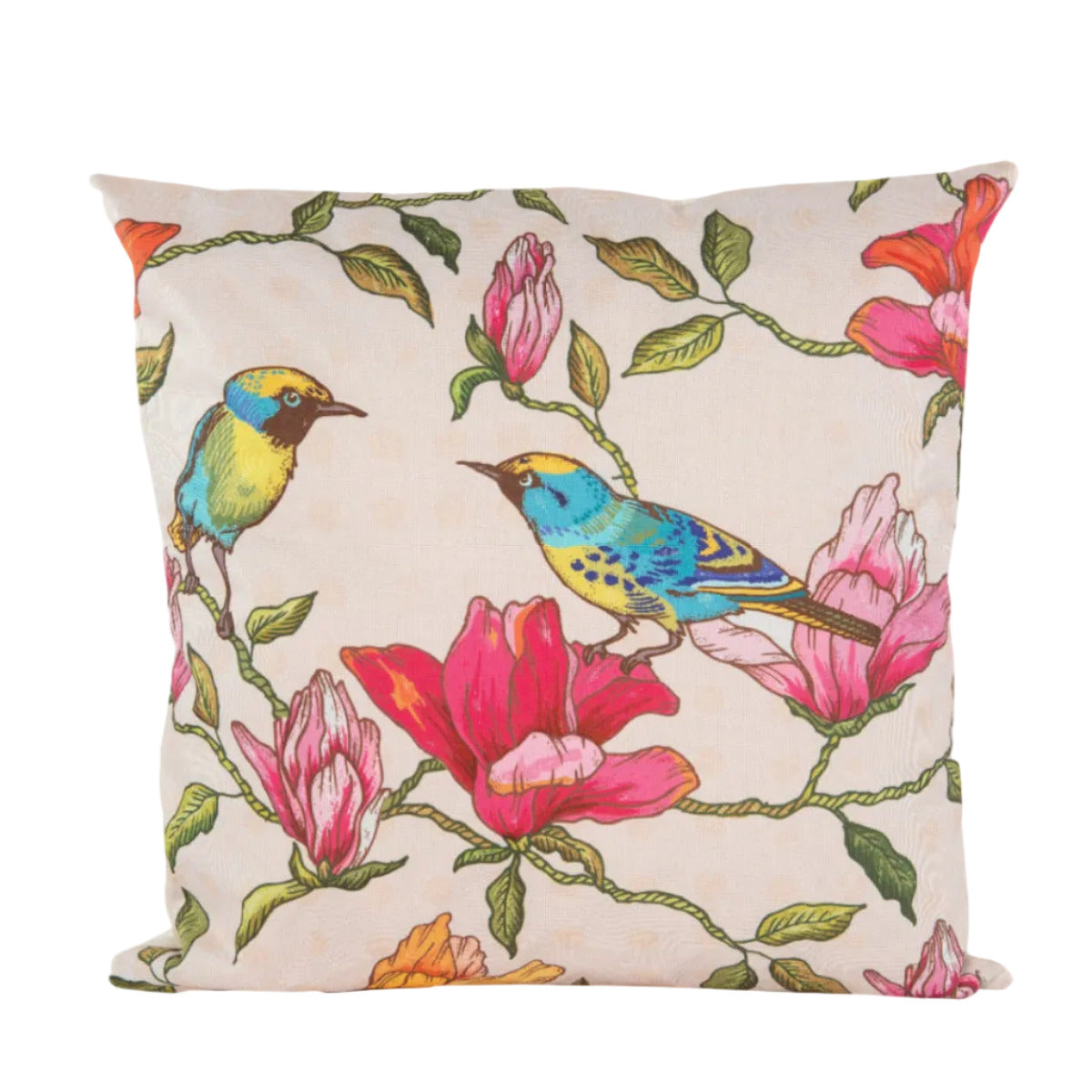 Outdoor-Kissen Vögel vintage