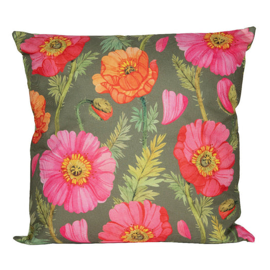 Outdoor-Kissen Mohnblumen 60 x 60 cm