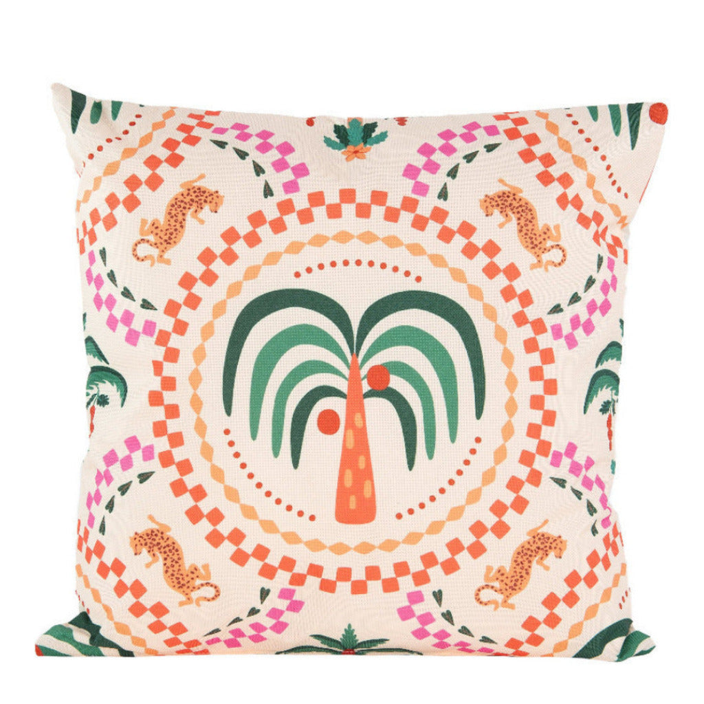 Outddorkissen Boho Style mit Palme