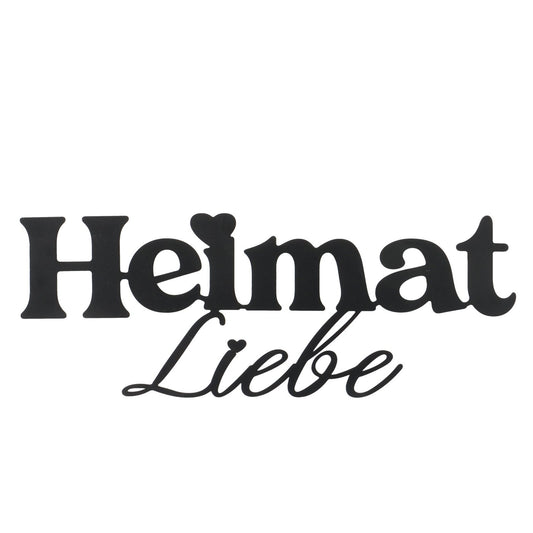 Wandobjekt Heimat Liebe