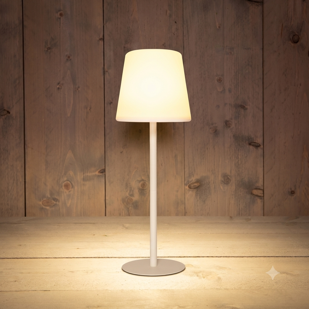 Tischlampe LED wiederaufladbar sand | Anna`s Collection