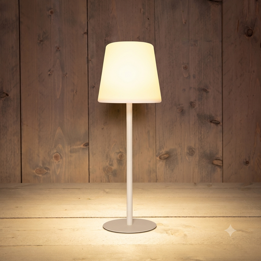 Tischlampe LED wiederaufladbar sand | Anna`s Collection
