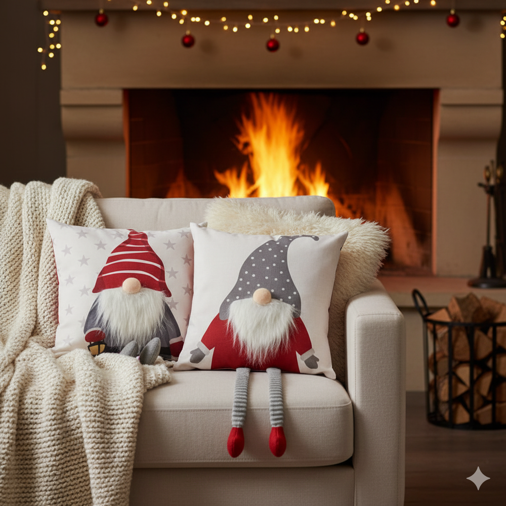 Weihnachtskissen „Wichtel“