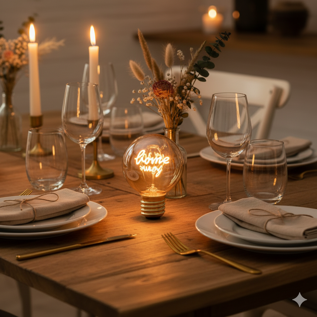 Moodshot mit LED Glühbirne 