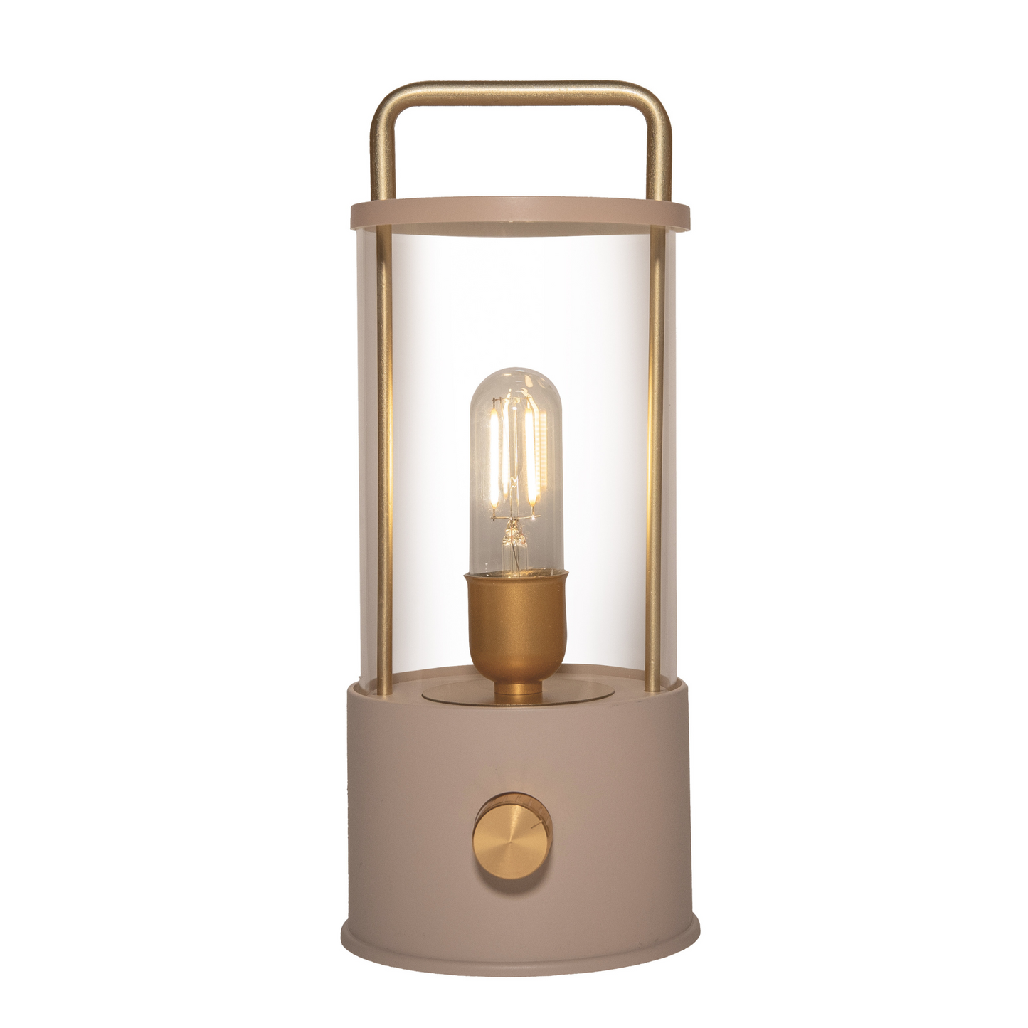 Elegante LED Laterne matt sand | Anna`s Collection