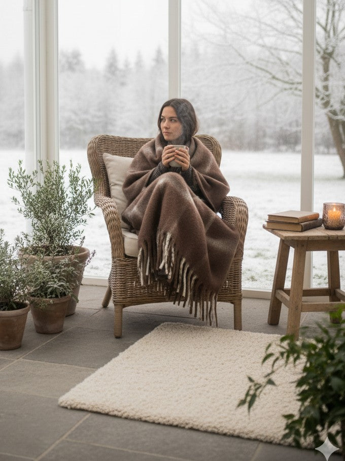 Kuschelige Wohndecke 125x150cm | Dijk Natural Collections