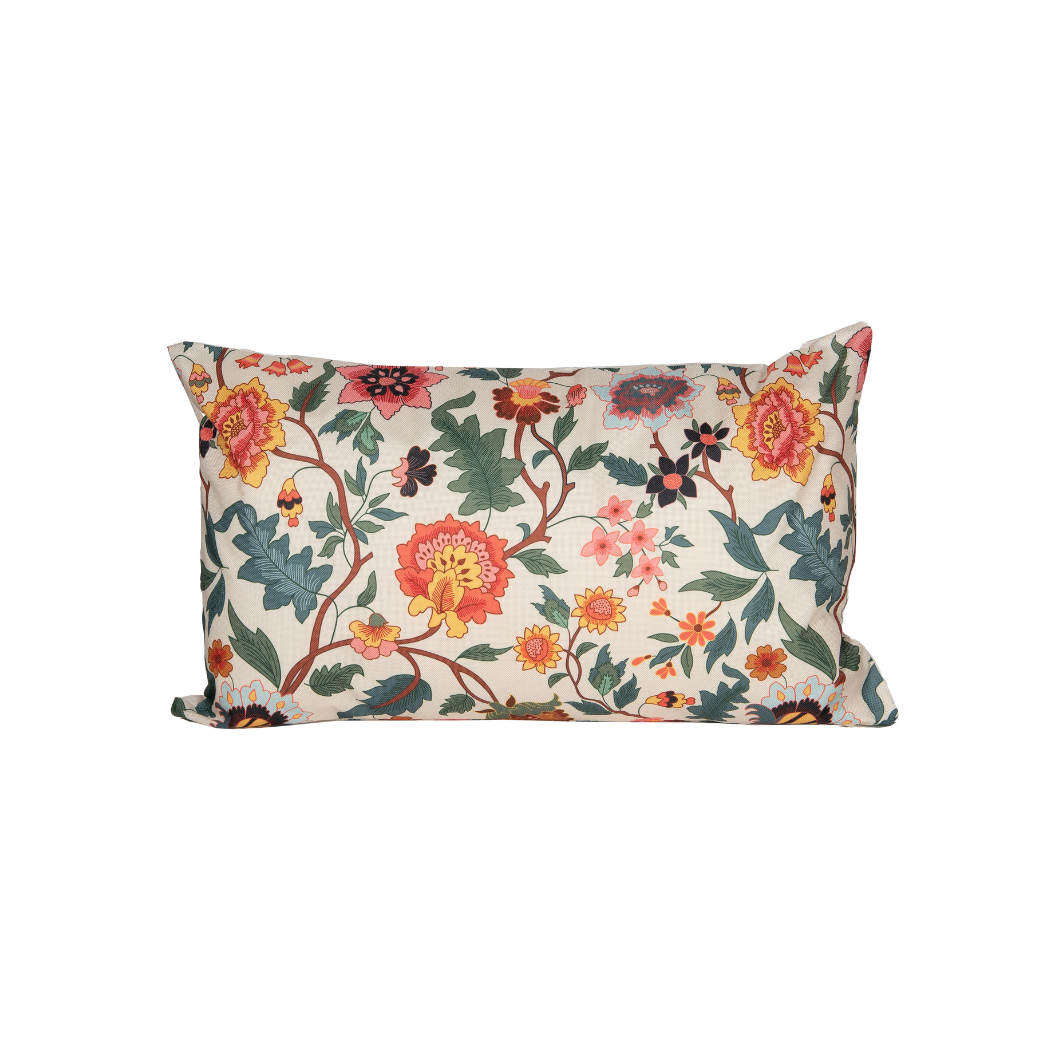 Outdoor-Kissen Vintage Blumen 30x50 cm