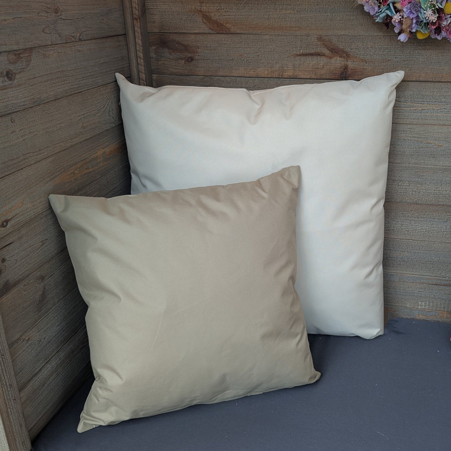 Outdoor-Kissen 45 x 45 cm Taupe | Anna`s Collection