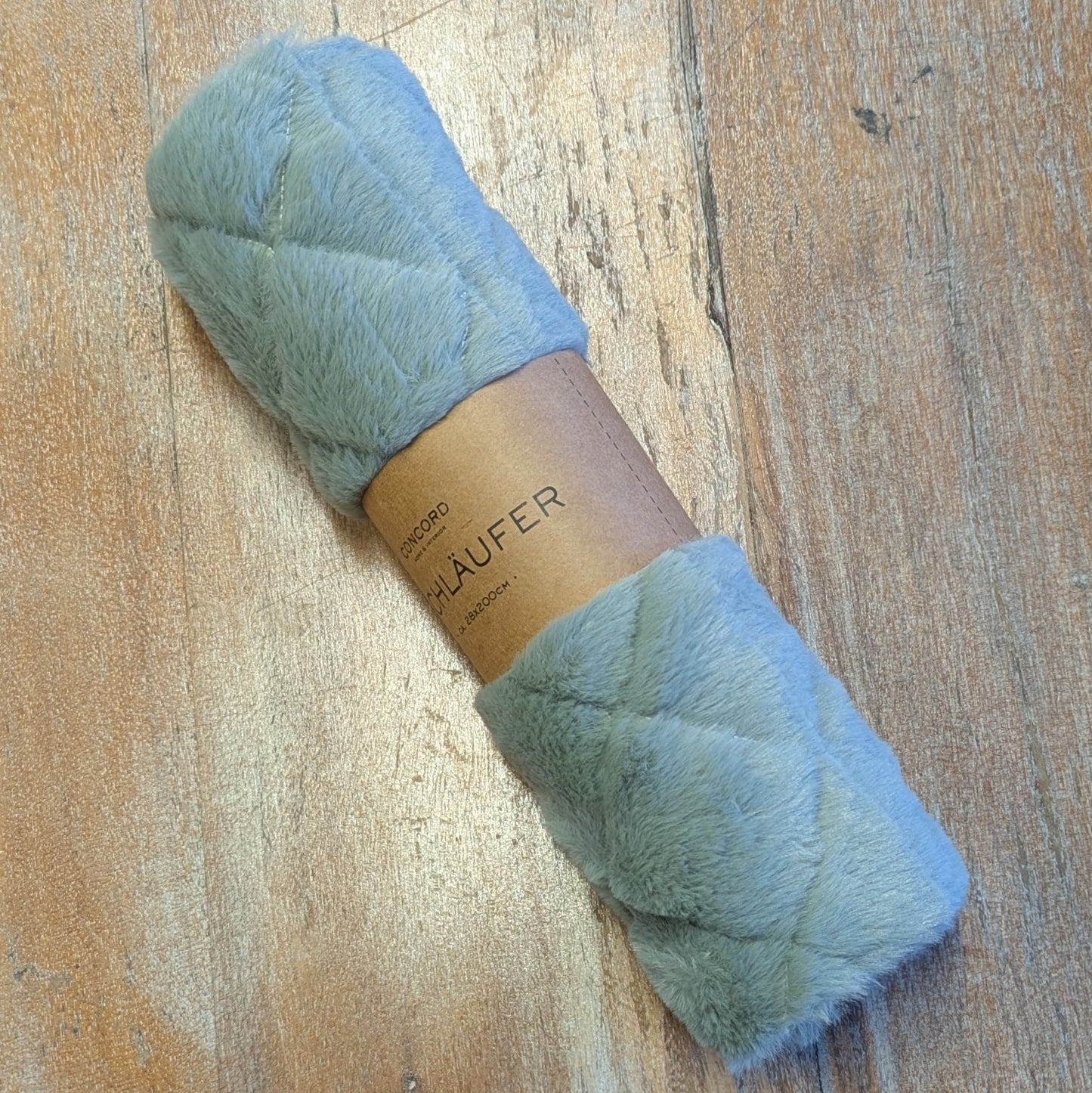 78840 Tischläufer Bella Kunstfell salbei