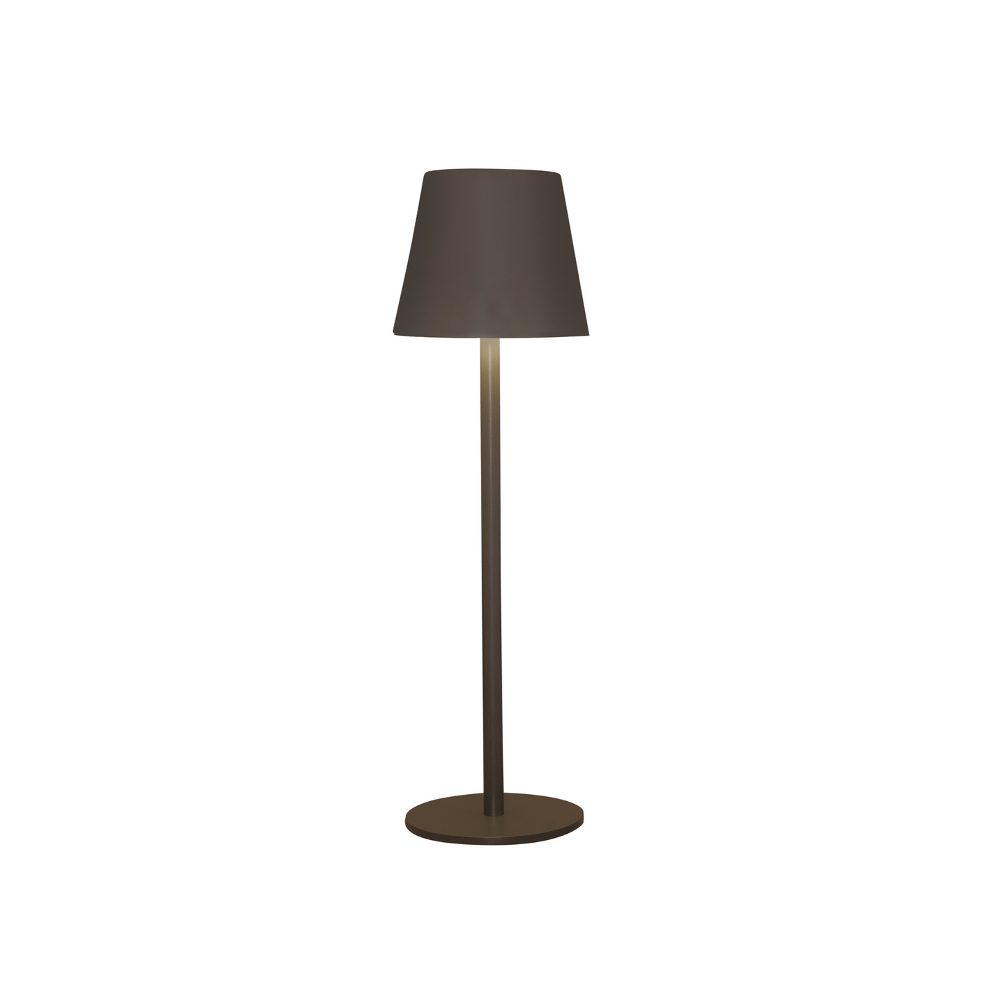 Tischlampe LED matt taupe 36,5 cm | Anna`s Collection