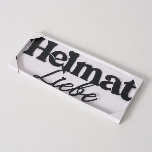 Metallbild Heimat Liebe