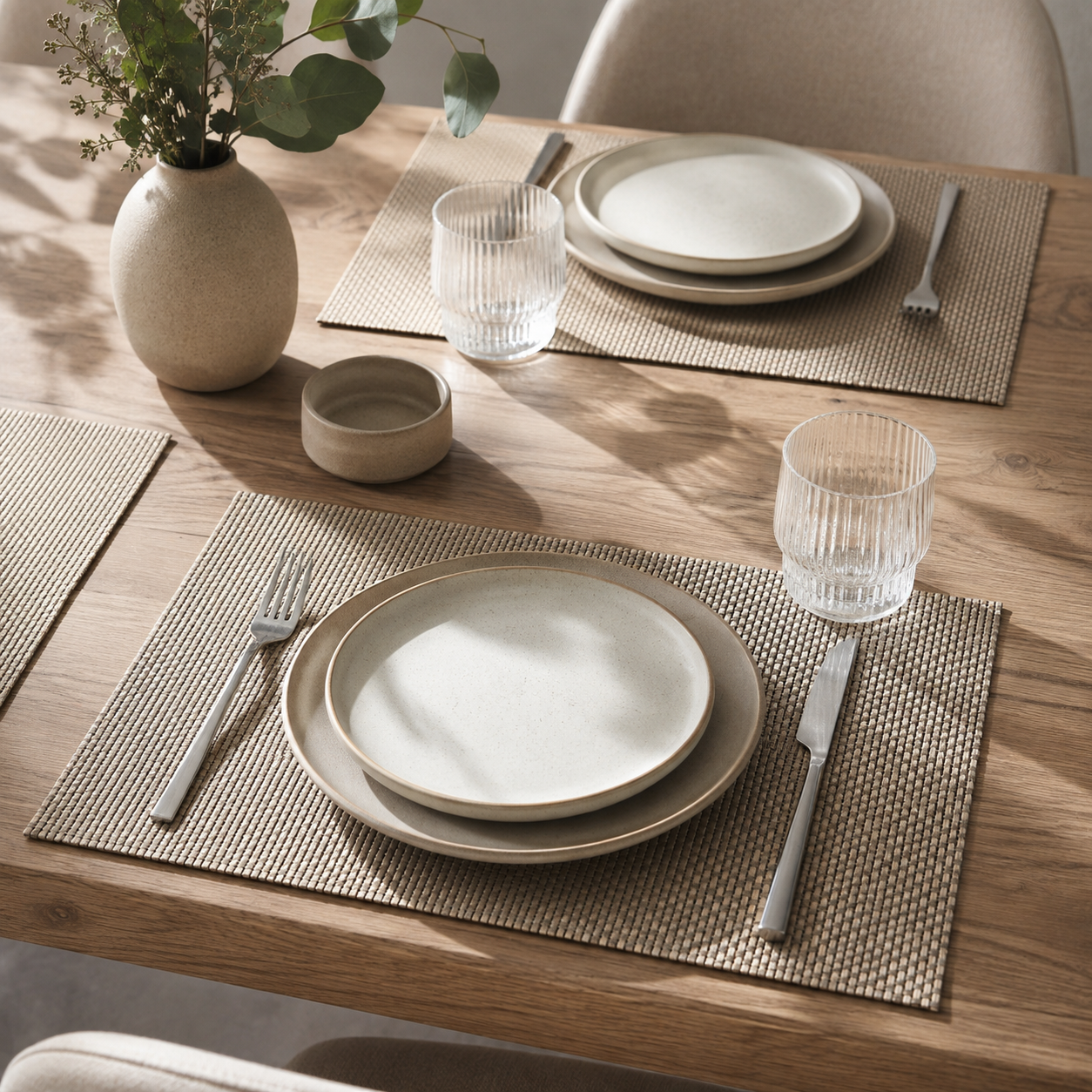 6er Set Platzset Bambus hellbraun 43x30 cm | Dijk Natural Collections