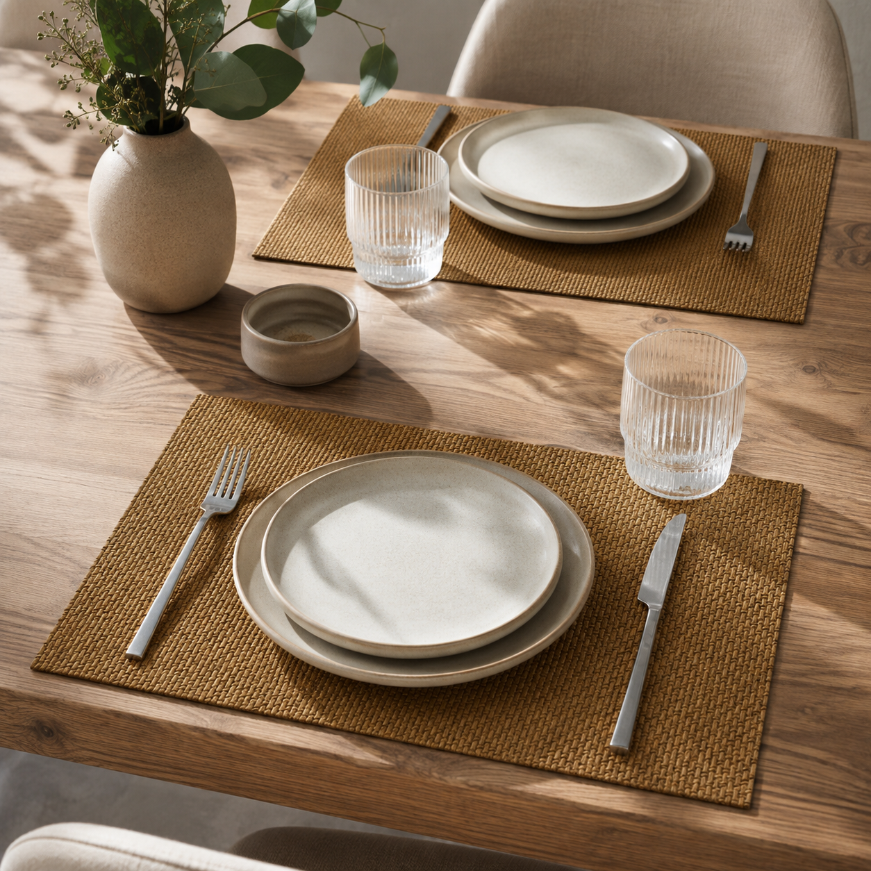 6er Set Platzset Bambus braun 43x30 cm | Dijk Natural Collections